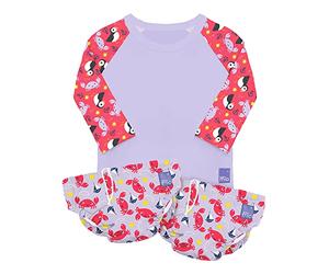 Bambino Mio, Set Nuoto, Combo Top Nuoto e Costumino Contenitivo, Cuccioli Di Mare 2, Larga (1-2 Anni)