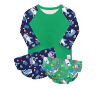 Bambino Mio, Set Nuoto, Combo Top Nuoto e Costumino Contenitivo, Esploratori dell'oceano, (<6 mesi)