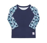 Bambino Mio, Top Nuoto, Maniche Lunghe, Protezione UPF40+ (2 a 3 anni/Balena Blu)