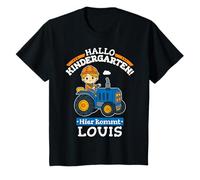 Bambino Name Louis Ciao Asilo Carino Trattore Motivo Maglietta