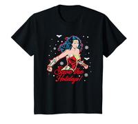 Bambino Natale Wonder Woman Saving The Holidays Maglietta