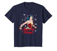 Bambino Natale Wonder Woman Saving The Holidays Maglietta