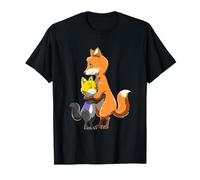 Bambino Non Binario E Mamma Volpe Protettiva Bambino E Mamma Maglietta