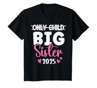 Bambino Only Child Big Sister 2025, Promosso A Big Sister 2025 Maglietta