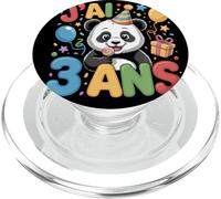 Bambino Panda Bambino 3° anniversario Garcon Fille Panda PopSockets PopGrip per MagSafe