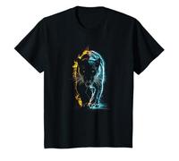 Bambino Panther Wild Black Cat Portrait Africa Animal Maglietta