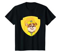 Bambino PAW Patrol Rubble Big Chest Shield Emblem Maglietta