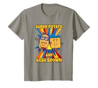 Bambino Peppa Pig Super Potato and Hash Brown Maglietta