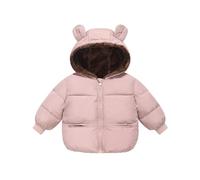 Bambino per bambini, ragazzi, ragazze, inverno, caldo, solido, idea regalo per orsacchiotto, giacca invernale, Colore: rosa., 2-3 Jahre