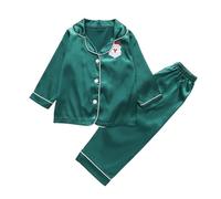 Bambino Pigiama Due Pezzi Ragazzo Comodo Stampa di Cartoni Animati Autunnale Invernale Pigiami Set Regalo Facile Accesso Adatto per Il Gioco nel Tempo Libero