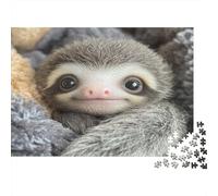 bambino pigrizia Puzzle Impossible 1000Pcs Grandi occhi rotondi Decorazione Per La Casa. Giochi Rilassamento E Intelligence Per Adulti E Bambini Da 12 Anni 1000pcs (75x50cm)