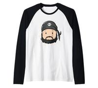 Bambino Pirata con Foulard Maglia con Maniche Raglan