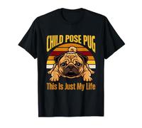 Bambino Pose Pug Questo è Solo la mia Vita Yoga Maglietta