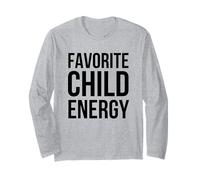 Bambino Preferito Energia Divertente Famiglia Umorismo Maglia a Manica