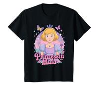 Bambino Principessa Maia - Grafica Dolce con Farfalle e Fiori Maglietta