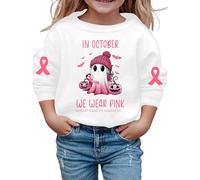 Bambino Ragazza Halloween Maglione Divertente Bambini Ragazzi Felpa Maglieria Autunno Inverno Vestiti Casual Lettera Manica Lunga Pullover Unisex per Maglia con Ricamo Invernali Sweatshirt Felpe Bambi