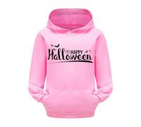 Bambino Ragazza Halloween Maglione Fantasma Manica Lunga Sportiva Casual Lettera Pullover Felpa con Cappuccio Invernali Sweatshirt Felpe per Bambina 3-13 Anni