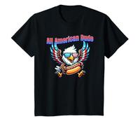 Bambino Ragazzi 4 luglio Patriotic Rosso Bianco Blu All American Boy Maglietta