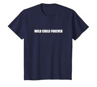 Bambino Selvaggio per Sempre Maglietta, Bambini, Navy, 3 Anni