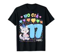 Bambino Shirt con Tema Lupo Compleanno Ho già 17 Anni Maglietta