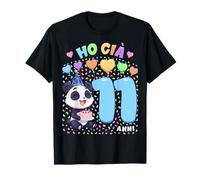 Bambino Shirt con Tema Panda Compleanno Ho già 11 Anni Maglietta