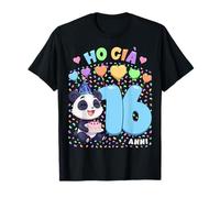 Bambino Shirt con Tema Panda Compleanno Ho già 16 Anni Maglietta
