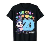 Bambino Shirt con Tema Panda Compleanno Ho già 20 Anni Maglietta