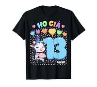Bambino Shirt con Tema Toro Compleanno Ho già 13 Anni Maglietta