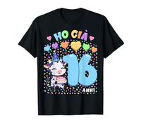 Bambino Shirt con Tema Toro Compleanno Ho già 16 Anni Maglietta