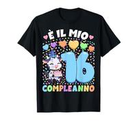 Bambino Shirt con Tema Toro È Il Mio Compleanno 16 Anni Maglietta