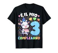Bambino Shirt con Tema Toro È Il Mio Compleanno 3 Anni Maglietta