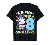Bambino Shirt con Tema Toro È Il Mio Compleanno 8 Anni Maglietta