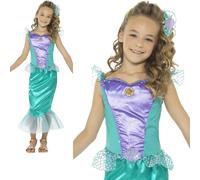 Bambino Sirena Costume Settimana Del Libro Giorno Ragazze Vestito 4-12 Anni