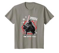 Bambino Star Wars Darth Vader Merry Force Natale Maglietta