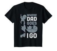 Bambino Star Wars The Mandalorian Where Dad Goes I Go Maglietta