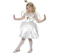 Bambino Stella Fairy Costume Natale Angel Ragazze Natività Deluxe