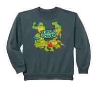 Bambino TMNT Kids Heroes in A Half Shell Turtle Power Team Pose Anni '80 Felpa