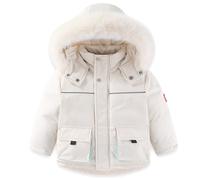 Bambino Tuta da Sci Piumino Pantaloni da Sci Bambini 2 Pezzi Set Tuta da Neve Invernale Completo Salopette da Sci Caldo Giacca Cappotto Snowsuit