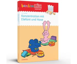 bambinoLÜK-Set: Kindergarten/Vorschule Konzentration mit Elefant und (Tascabile)
