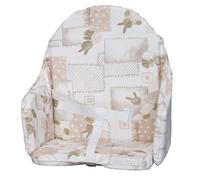BAMBISOL, Cuscino per seggiolone con cintura, Beige (Lapinou)