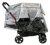Bambisol - Parapioggia integrale per passeggini doppi