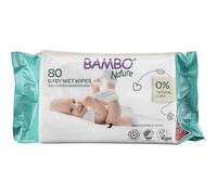 Bambo Nature salviette umidificate e delicate per bambini 1x80 salviette |Salviette umidificate per bambini ad azione idratante | Senza profumo e ipoallergeniche | Adatte alle pelli sensibili