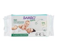 Bambo Nature salviette umidificate per bambini prive di plastica - 1 x 50 salviette | Salviette umidificate ad azione idratante | Senza profumo e ipoallergeniche | Adatte alle pelli sensibili
