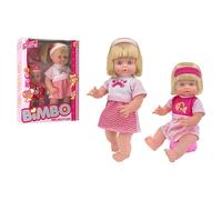 BAMBOLA 40 CM BEVE BAGNA CON BAMBOLA 30CM 2A T.ME