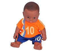 Bambola Altamente Simulata - Bambola Giocattolo da 30 Cm per Bambini Dai 3 Anni in su - Ideale per Giocare e Travestirsi in Modo Indipendente - Aspetto Realistico (Q12-017 Arancione Blu N. 10)