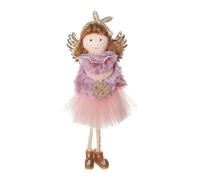 Bambola Angelo Di Natale - Pendente Bambola Angelo Di Natale | Decorazioni Per L'albero Di Natale Con Bambole Angelo | Peluche Bambola Ragazza Angelo Con Decorazione Natalizia Carina | Ciondolo Fata A
