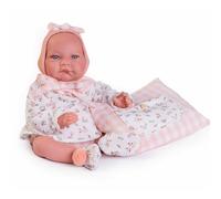 Bambola Appena Nata Nica con Cappellino e Cuscino con Tasche - 42 cm