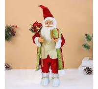 Bambola, Babbo Natale in Piedi, Decorazione Classica per Il Desktop Dell'ufficio