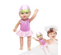 Bambola Baby Per Piscina | Bambola Da Bagnetto,Giocattolo Vasca Con Batteria Figura Galleggiante Per Piscina Spiaggia Bagno Viaggi Ragazze Ragazzi Compleanno