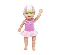 Bambola Baby Per Piscina | Bambola Impermeabile Per Vasca Da Bagno | Figura Galleggiante per Nuoto Giocattolo a Batteria per Acqua Bambine Bambini Casa Asilo Bagno Spiaggia Interno Esterno